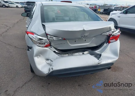 2016 Toyota Corolla Le from USA, damaged, VIN 5YFBURHE4GP445889